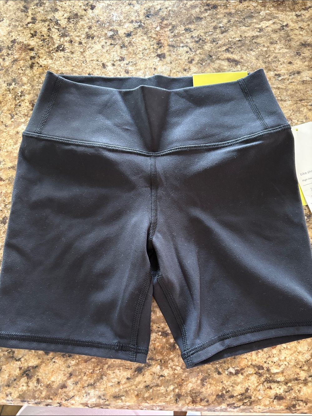 all in motion Black Girls' High-Rise Athletic Bike Shorts